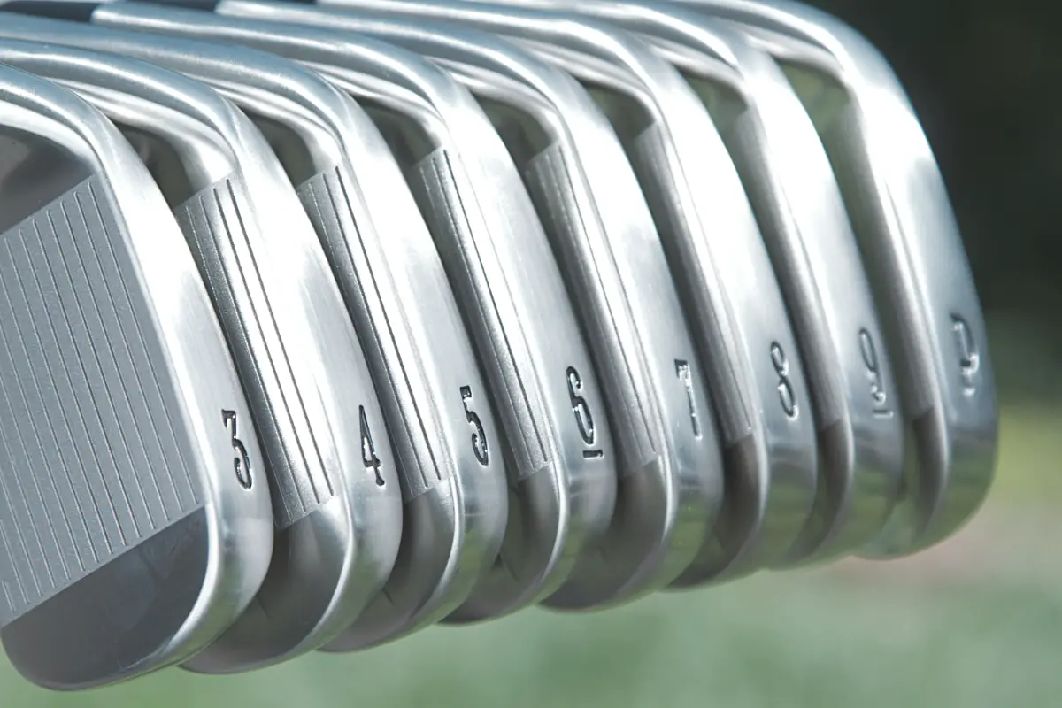 photo of a set of golf irons