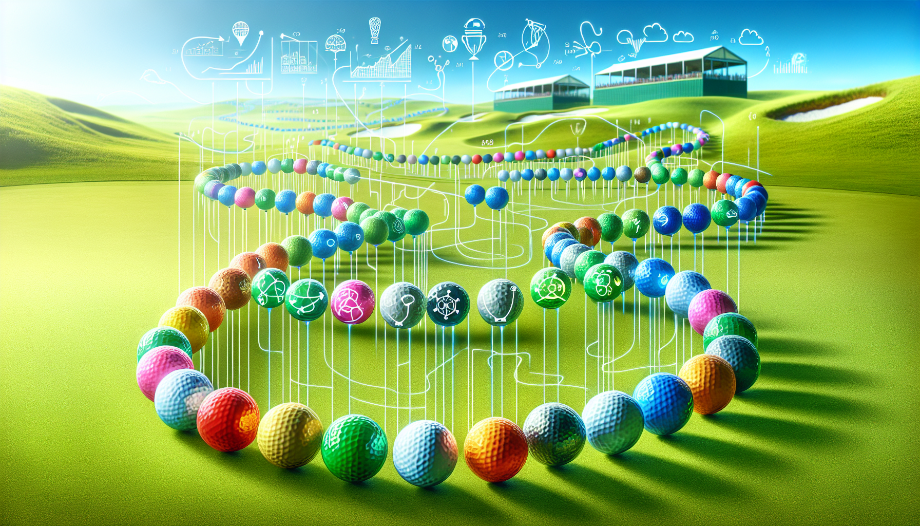 Various golf tournament formats infographic